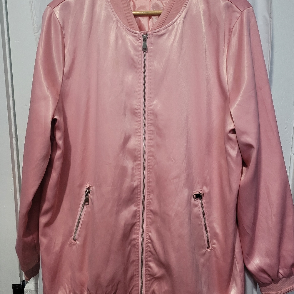 Flashy Pink Sateen Jacket